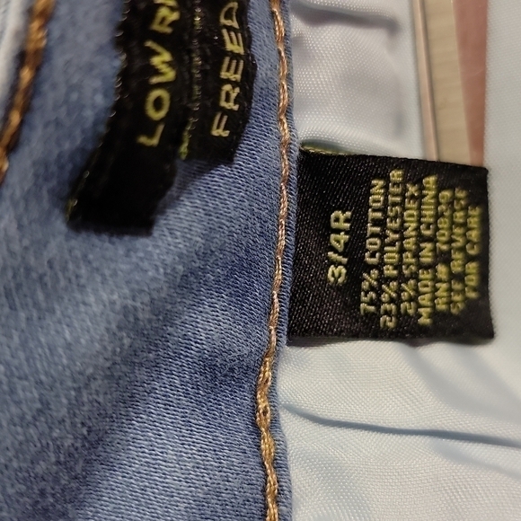 𝅺RUE 21 low rise jegging freedom flex denim jeans size 3/4 regular - Picture 8 of 11
